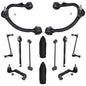 Detroit Axle - AWD Front End Kit for 2005-2010 Chrysler 300, 2005-2008 Dodge Magnum, 2007-2010 Charger, Upper Control Arms w/Bal