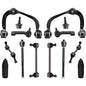 Detroit Axle - Front End 14pc Suspension Kit for 2007-2014 Ford Expedition Lincoln Navigator, 2 Upper Control Arms 2 Lower Ball