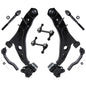Detroit Axle - Front 8pc Suspension Kit for 07-14 Ford Edge Lincoln 07-15 MKX 2007 2008 2009 2010 2011 2012 2013 2014, 2 Lower C