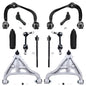 Detroit Axle - 4WD 12pc Front End Kit for 2005 Ford F-150, 4 Upper and Lower Control Arms with Ball Joint 4 Inner Outer Tie Rods