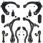 Detroit Axle - 3.0L Front End Suspension Kit for 2003-2006 Honda Accord, 4 Control Arms w/Ball Joint Upper 4 Tie Rods 2 Lower Ba